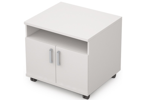 Тумба для оргтехники, цвет белый