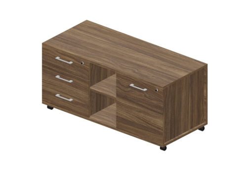 Тумба сервисная усиленная левая Киви, цвет орех