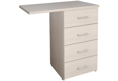 Тумба приставная, цвет дуб молочный