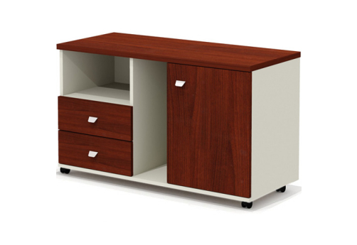 Тумба сервисная мобильная Джерси, цвет орех