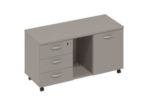 Тумба для оргтехники Мира Нумо, цвет мокко премиум