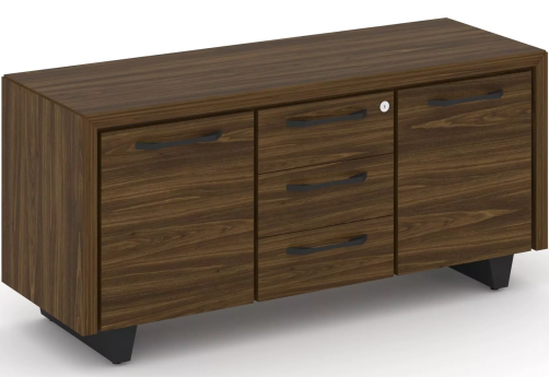 Греденция с ящиками, цвет орех