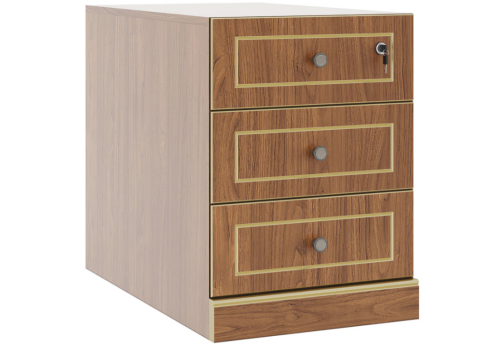 Тумба приставная левая, цвет орех