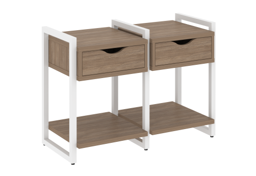 Тумба наборная вариант 1 Европа, цвет дуб аризона + белый