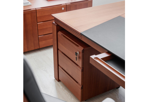 Тумба подкатная Сопрано, цвет орех Италия