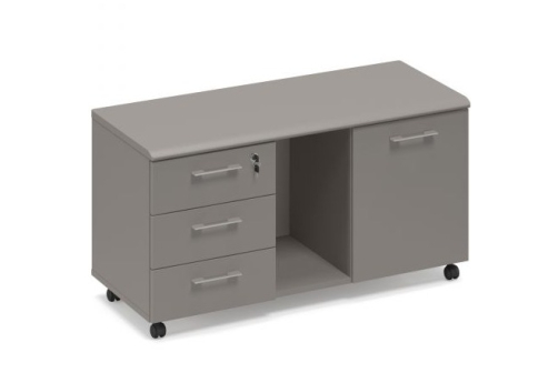 Тумба для оргтехники Види Вуд, цвет мокко