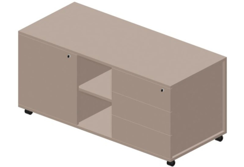 Тумба сервисная усиленная правая Кристо Директ, цвет тортора