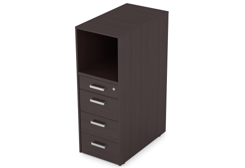 Тумба высокая, цвет венге