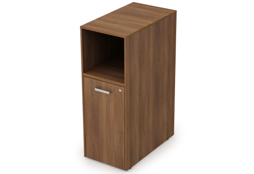 Тумба с выдвижным блоком, цвет шамони темный