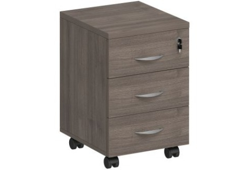 Тумба подкатная Прайм, цвет шамони темный