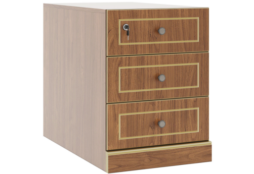 Тумба приставная правая, цвет орех