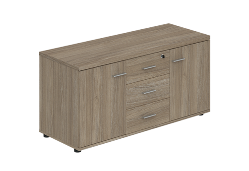 Тумба сервисная (на опорах) Камелот, цвет темный дуб