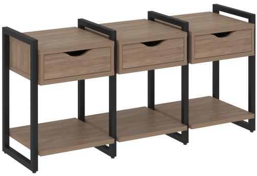 Тумба наборная вариант 4 Европа, цвет дуб аризона + черный