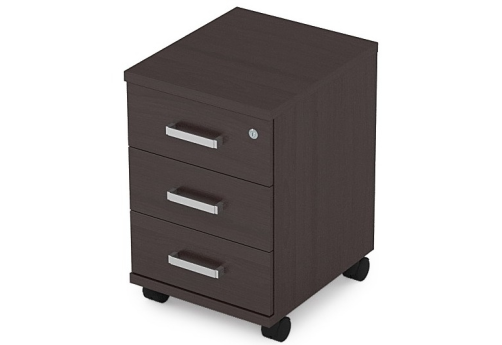 Тумба подкатная, цвет венге