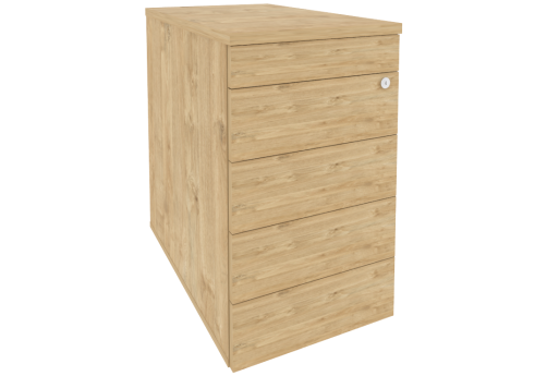 Тумба приставная/опорная (TIP-ON), цвет тиквуд светлый