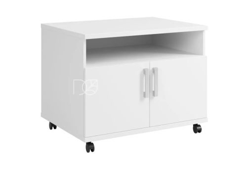 Тумба для оргтехники, цвет белый
