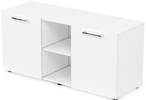 Тумба сервисная с нишей Кенвуд Конференц, цвет белый премиум