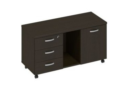 Тумба для оргтехники Мира Нумо, цвет венге