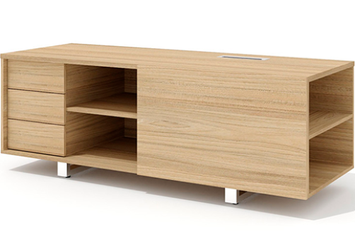 Тумба опорная левая Некста Директ, цвет вяз + хром