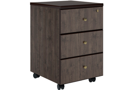 Тумба подкатная с 3 ящиками Рикамо, цвет дуб апрельский