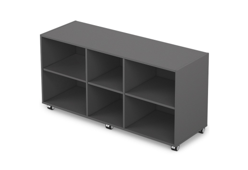 Каркас тумбы сервисной мобильной, цвет графит