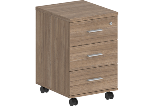 Тумба мобильная Камелот, цвет темный дуб