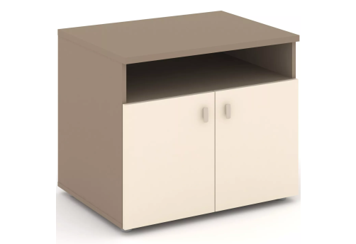 Тумба сервисная, цвет латте + сатин