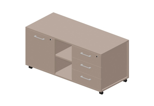 Тумба сервисная правая Киви, цвет тортора