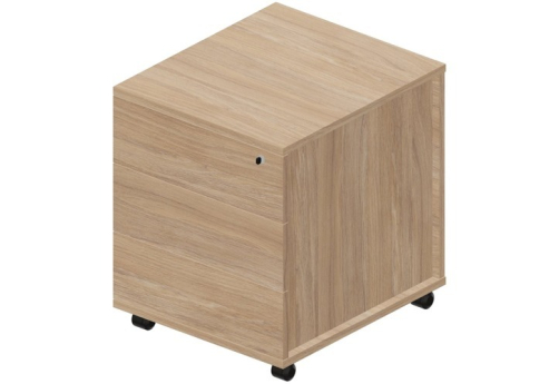 Тумба мобильная усиленная Киви, цвет светлый дуб