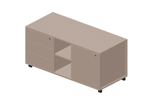 Тумба сервисная левая Киви, цвет тортора