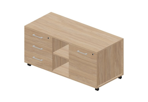 Тумба сервисная левая Киви, цвет светлый дуб