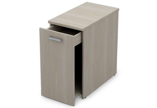 Тумба с выкатной секцией Деко, цвет шамони светлый