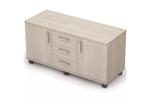 Тумба сервисная, цвет светлый дуб