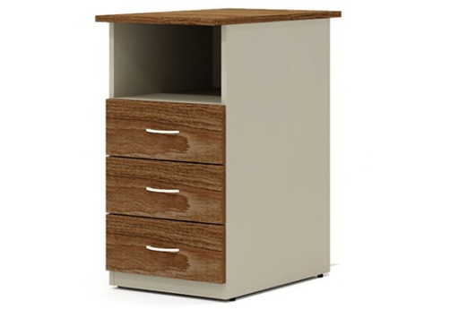 Тумба приставная Гардения Офис, цвет ред фокс