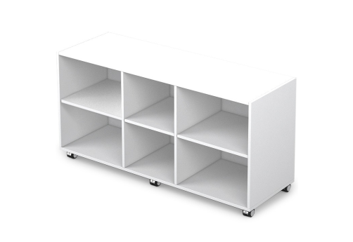 Каркас тумбы сервисной мобильной, цвет белый премиум