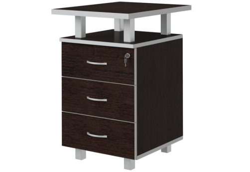 Тумба приставная, цвет темный дуб