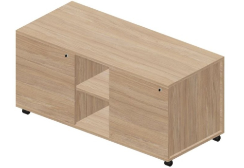 Тумба сервисная усиленная левая Кристо Директ, цвет светлый дуб