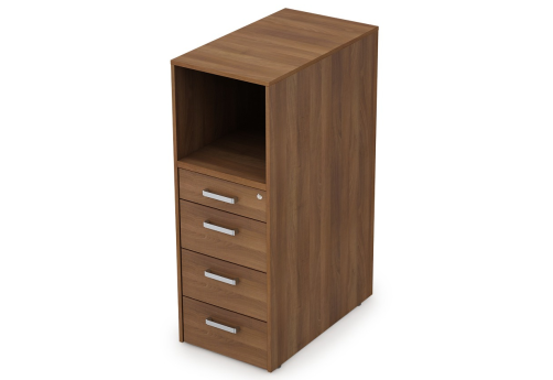 Тумба высокая, цвет шамони темный