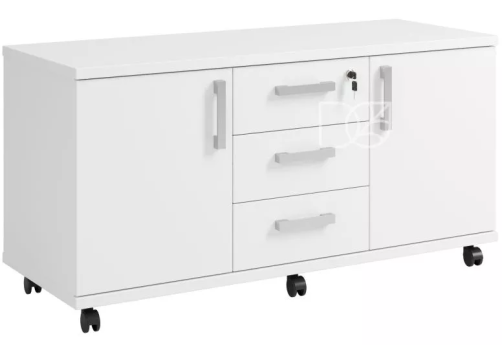 Тумба сервисная, цвет белый