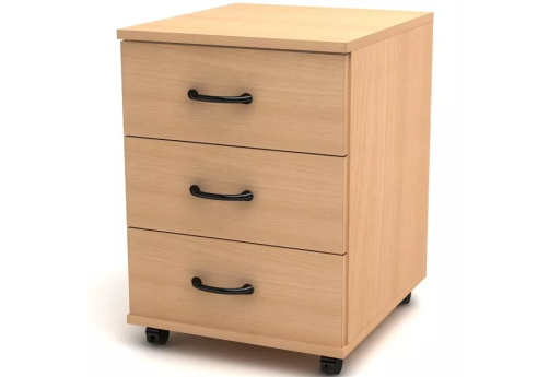 Тумба мобильная, цвет бук