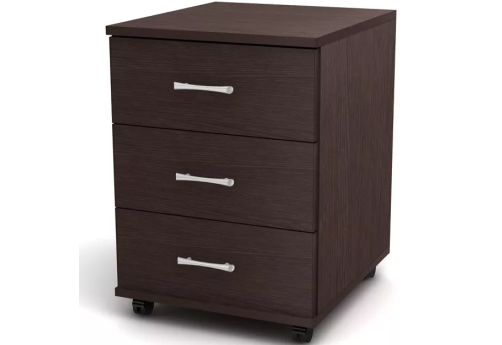 Тумба мобильная, цвет венге