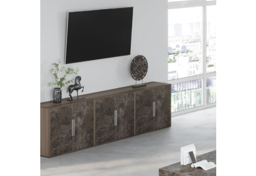 Группа греденций, цвет вяз + бетон темный