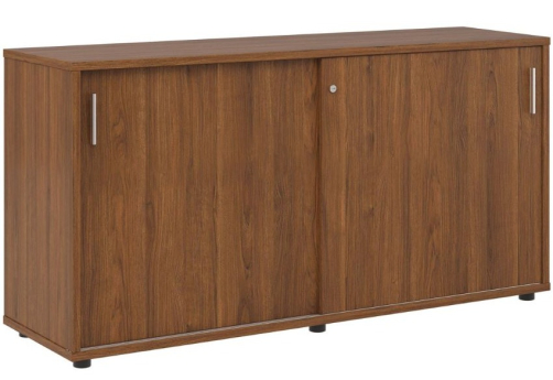 Тумба с раздвижными фасадами, цвет орех