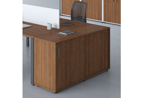 Тумба с раздвижными фасадами Амарант, цвет орех