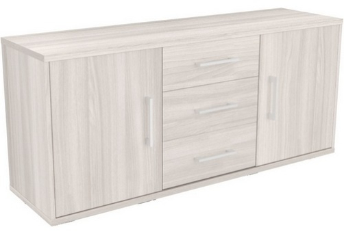 Тумба стационарная для оргтехники Вельвет, цвет светлый дуб