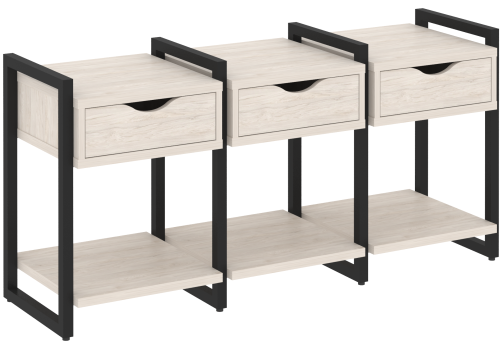 Тумба наборная вариант 4 Европа, цвет денвер светлый + черный