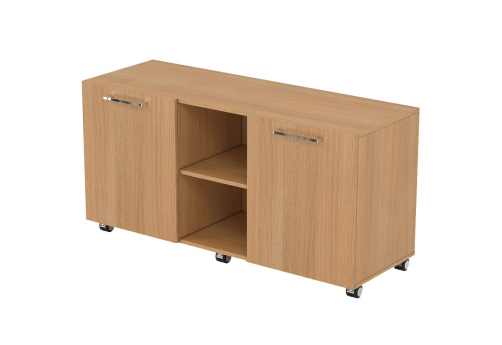 Тумба сервисная мобильная с нишей Кенвуд Конференц, цвет романо