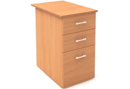 Тумба приставная (3 ящика), цвет бук