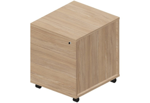 Тумба мобильная Киви, цвет светлый дуб