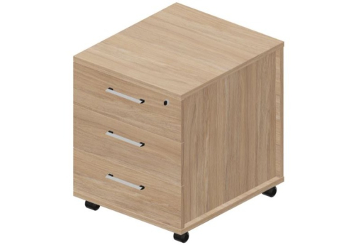 Тумба мобильная Кристо Директ, цвет светлый дуб